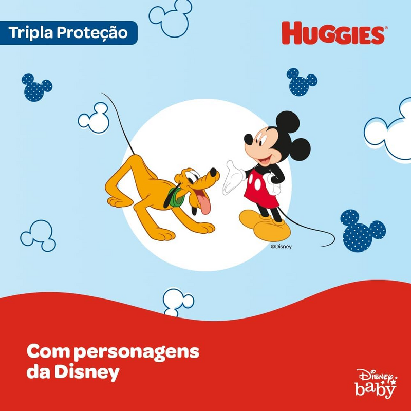 Kit  Huggies Lenço Umedecido Tripla Proteção Regular Com 1056 unidades