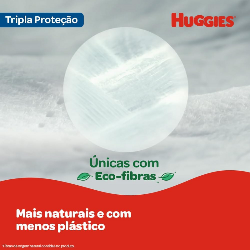 Kit  Huggies Lenço Umedecido Tripla Proteção Regular Com 1056 unidades