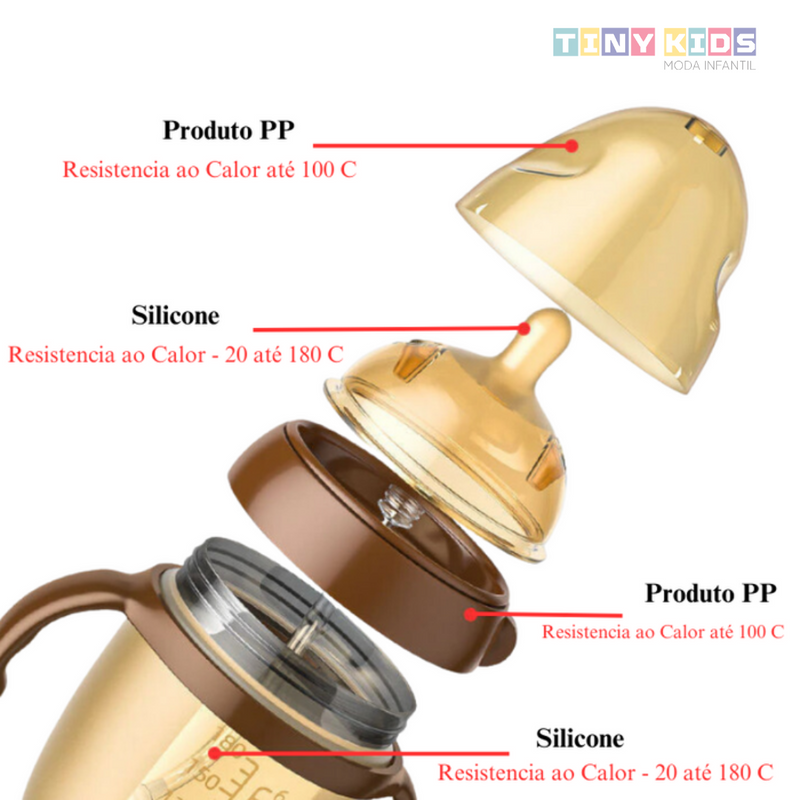 Mamadeira Silicone Com 2 Unidades