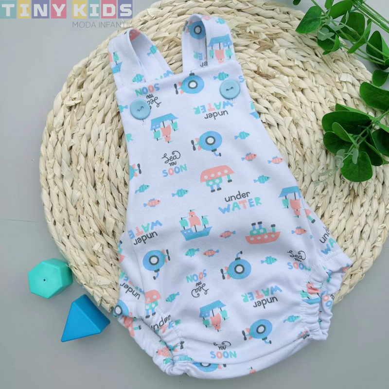 Jardineira Romper