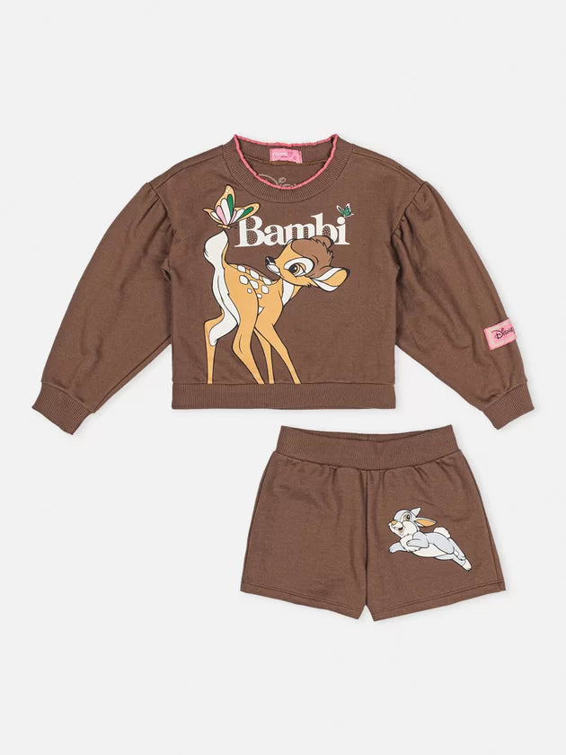 CONJUNTO CASACO E SHORT BAMBI